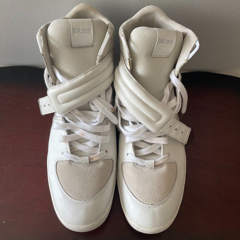 Just Cavalli white high tops